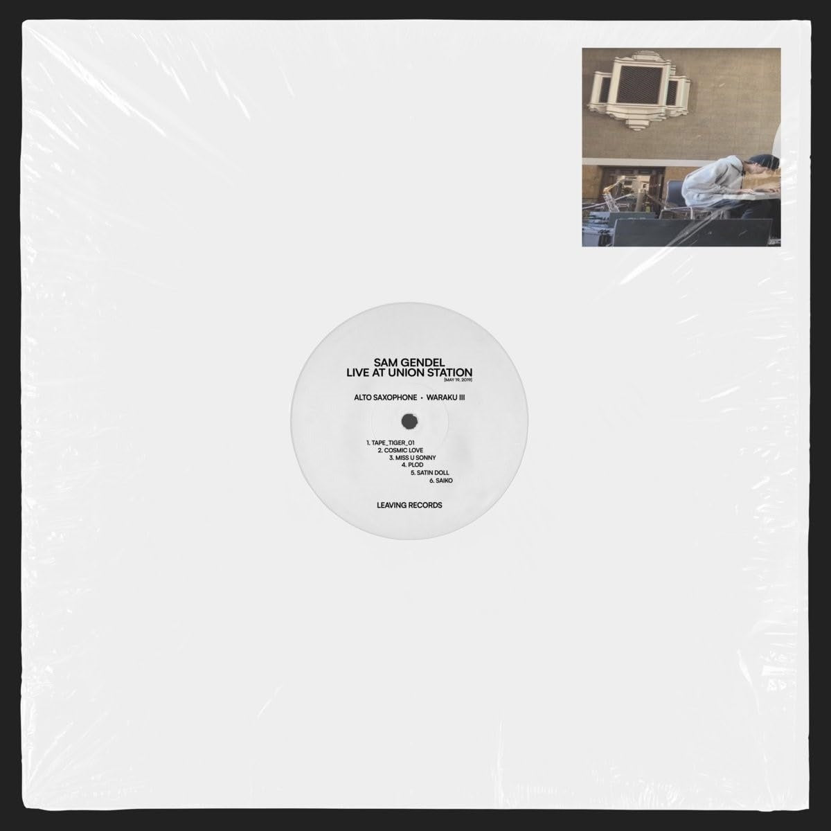 Sam Gendel - Live At Union Station (LP) Cover Arts and Media | Records on Vinyl