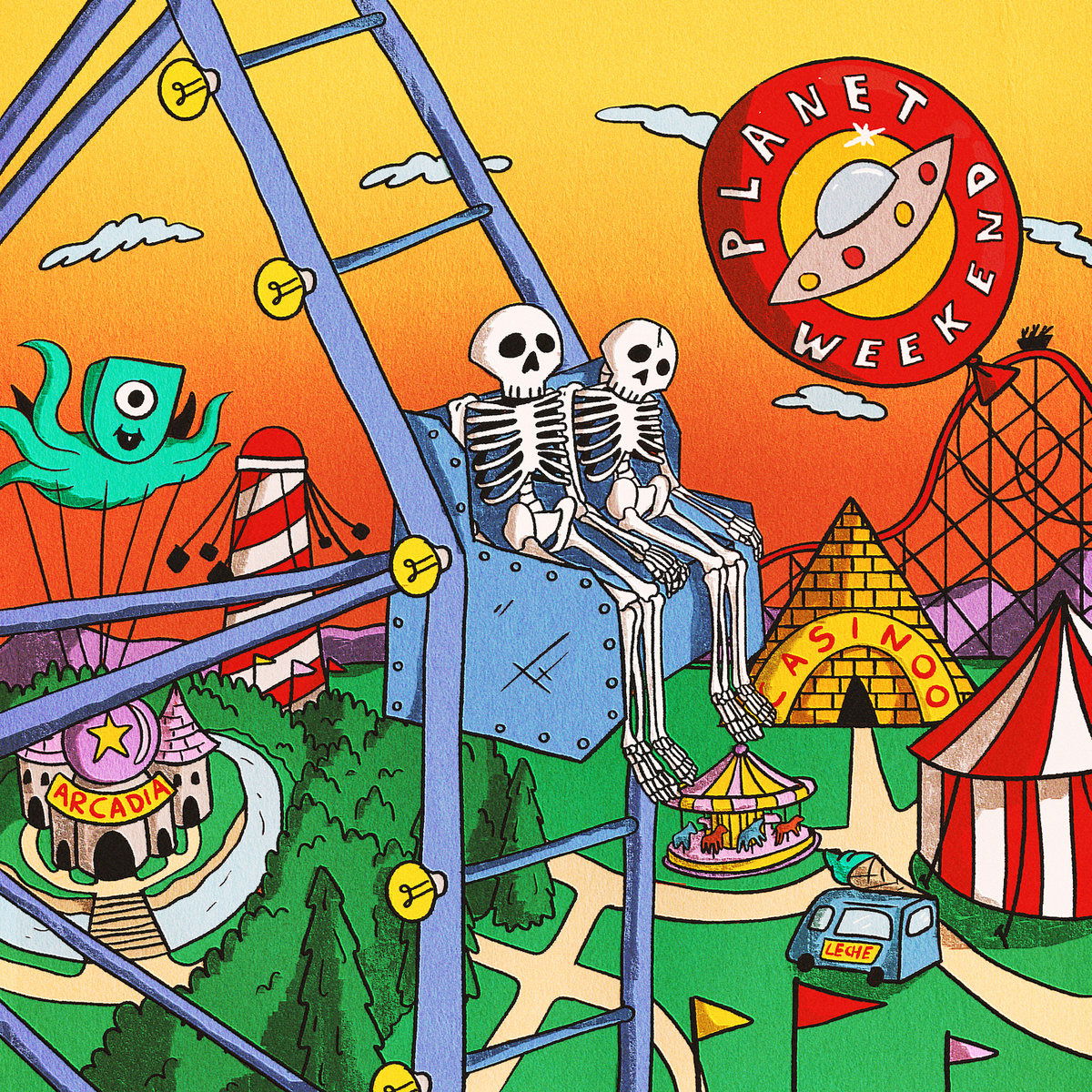 Dirty Nice - Planet Weekend (LP) Cover Arts and Media | Records on Vinyl