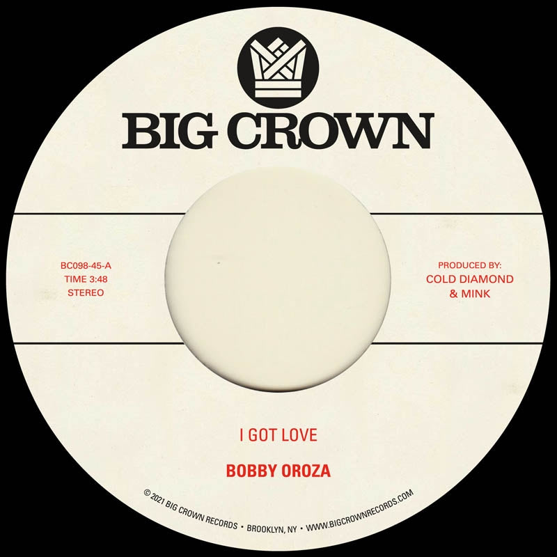  |  7" Single | Bobby Oroza - I Got Love (Single) | Records on Vinyl