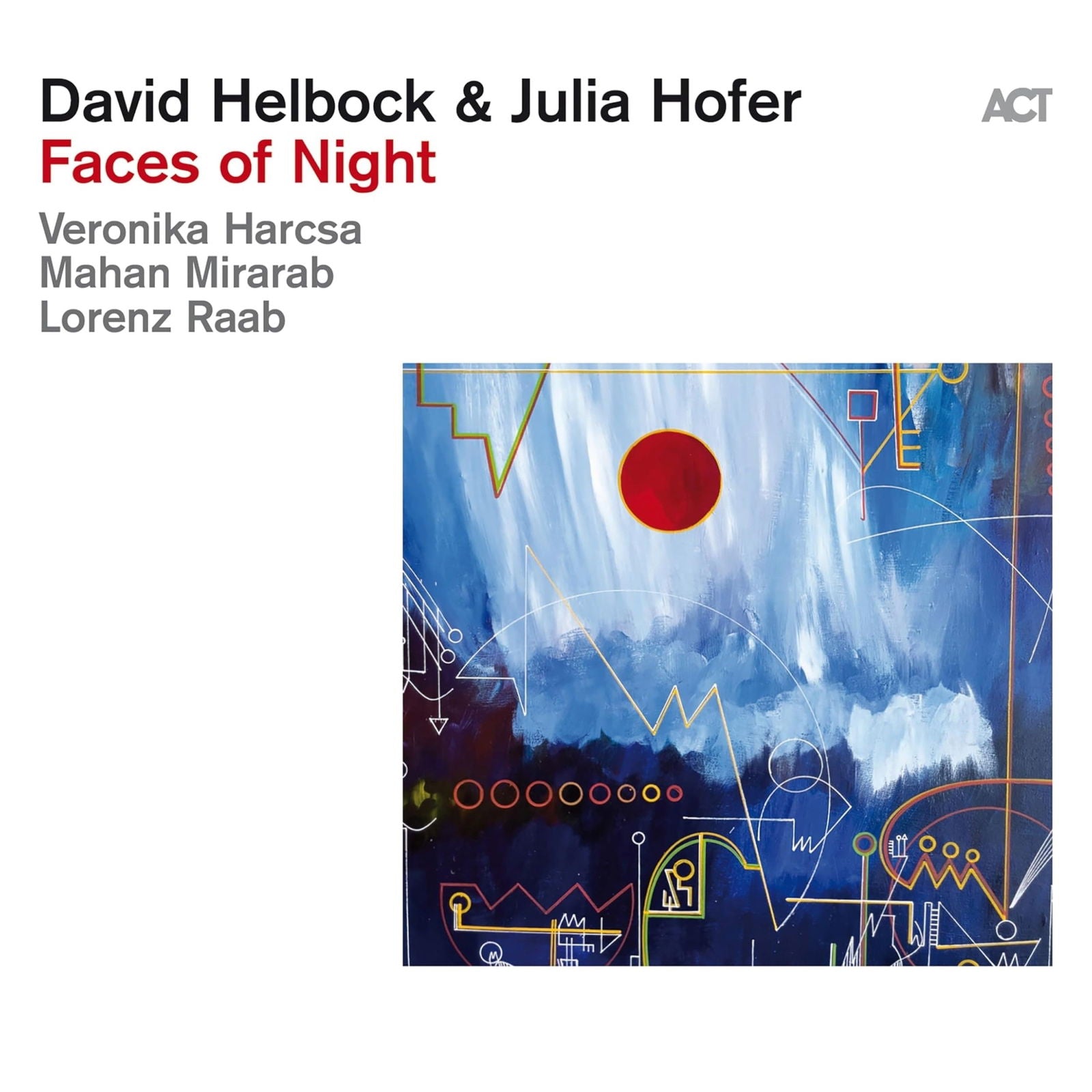David & Julia Hofer Helbock - Faces of Night (LP) Cover Arts and Media | Records on Vinyl