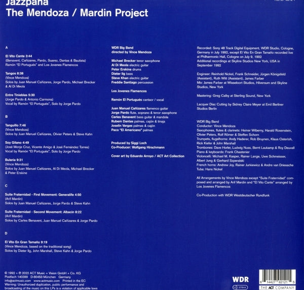  |  Vinyl LP | Vince Mendoza - Jazzpana (LP) | Records on Vinyl