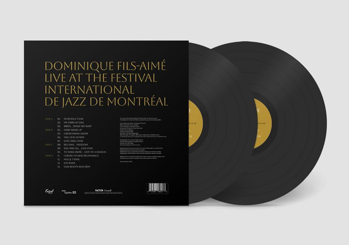 Dominique Fils-Aime - Live At the Montreal International Jazz Festival (2 LPs) Cover Arts and Media | Records on Vinyl
