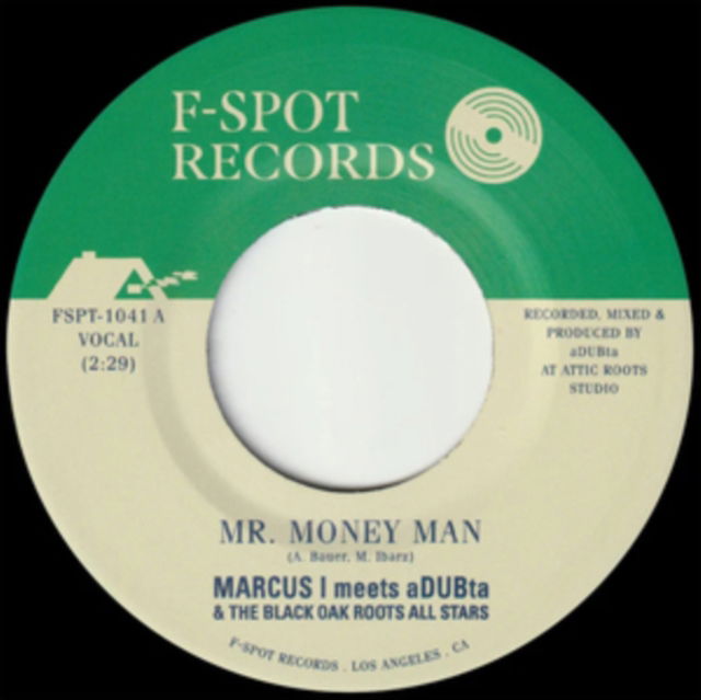 Marcus I Meets Adubta - Mr. Money Man (Single) Cover Arts and Media | Records on Vinyl