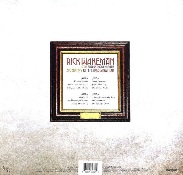 Rick Wakeman - A Gallery of the Imagination (2 LPs) Cover Arts and Media | Records on Vinyl