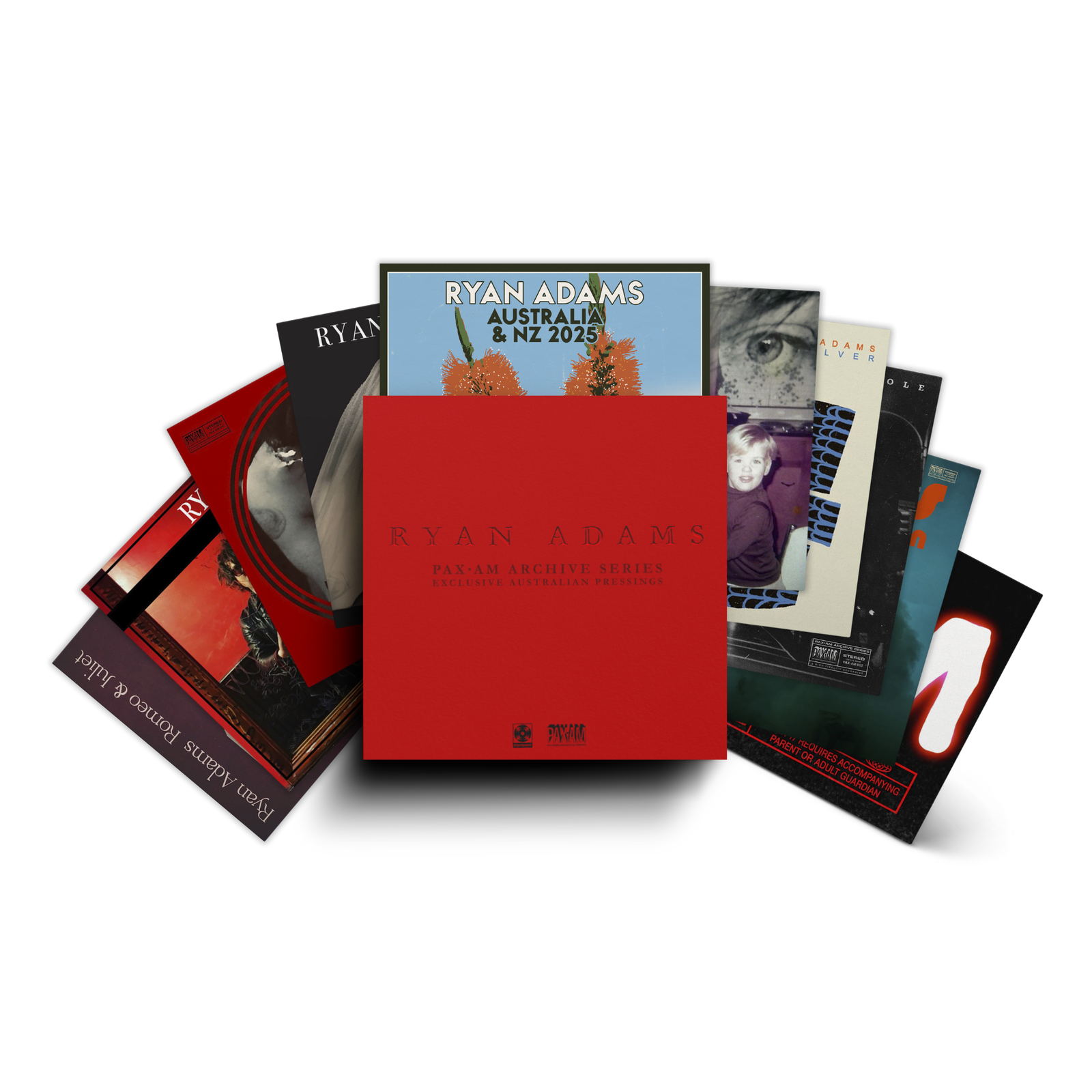 Ryan Adams - Box Set (9 LPs) Cover Arts and Media | Records on Vinyl