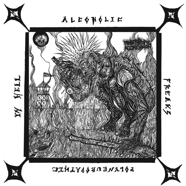  |  7" Single | Misanthropic Aggression - Alcoholic Polyneuropathic Freaks In Hell (Single) | Records on Vinyl