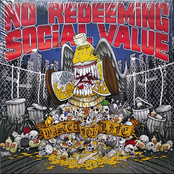  |  Vinyl LP | No Redeeming Social Value - Wasted For Life (Pd) (LP) | Records on Vinyl