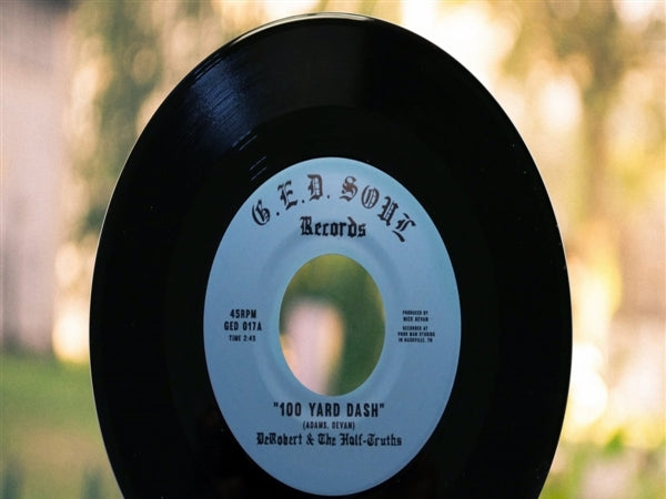 |  12" Single | Derobert & the Half-Truths - 100 Yard Dash/It's All the Time (Single) | Records on Vinyl