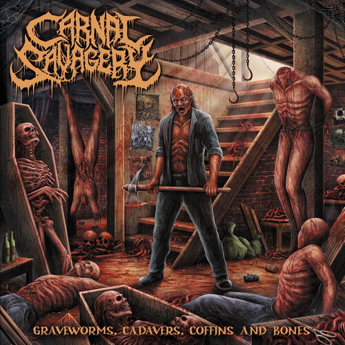  |   | Carnal Savagery - Graveworms Cadavers Coffins & Bones (LP) | Records on Vinyl