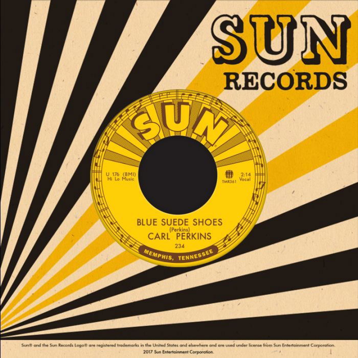 |  7" Single | Carl Perkins - Blue Suede Shoes / Honey, Don't! (Single) | Records on Vinyl