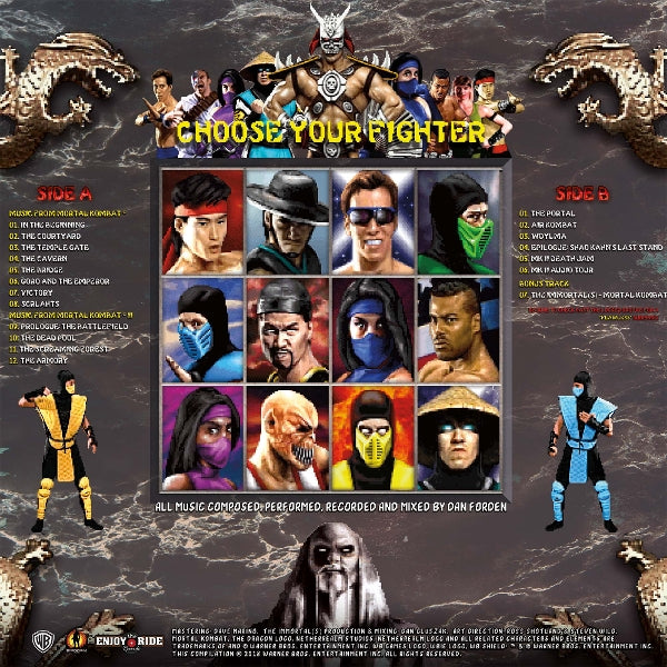  |  Vinyl LP | Dan Forden - Mortal Kombat 1 & 2: Music From the Arcade Game Soundtracks (LP) | Records on Vinyl