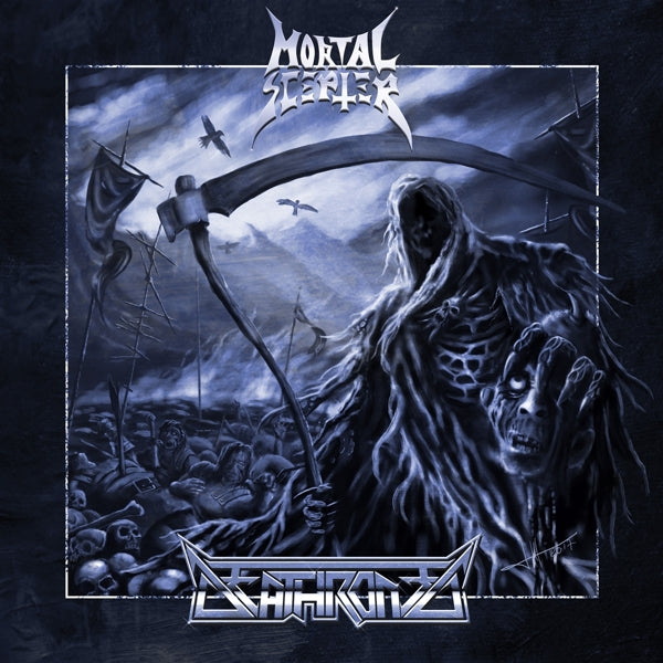  |  Vinyl LP | Mortal Scepter / Deathroned - Split (LP) | Records on Vinyl