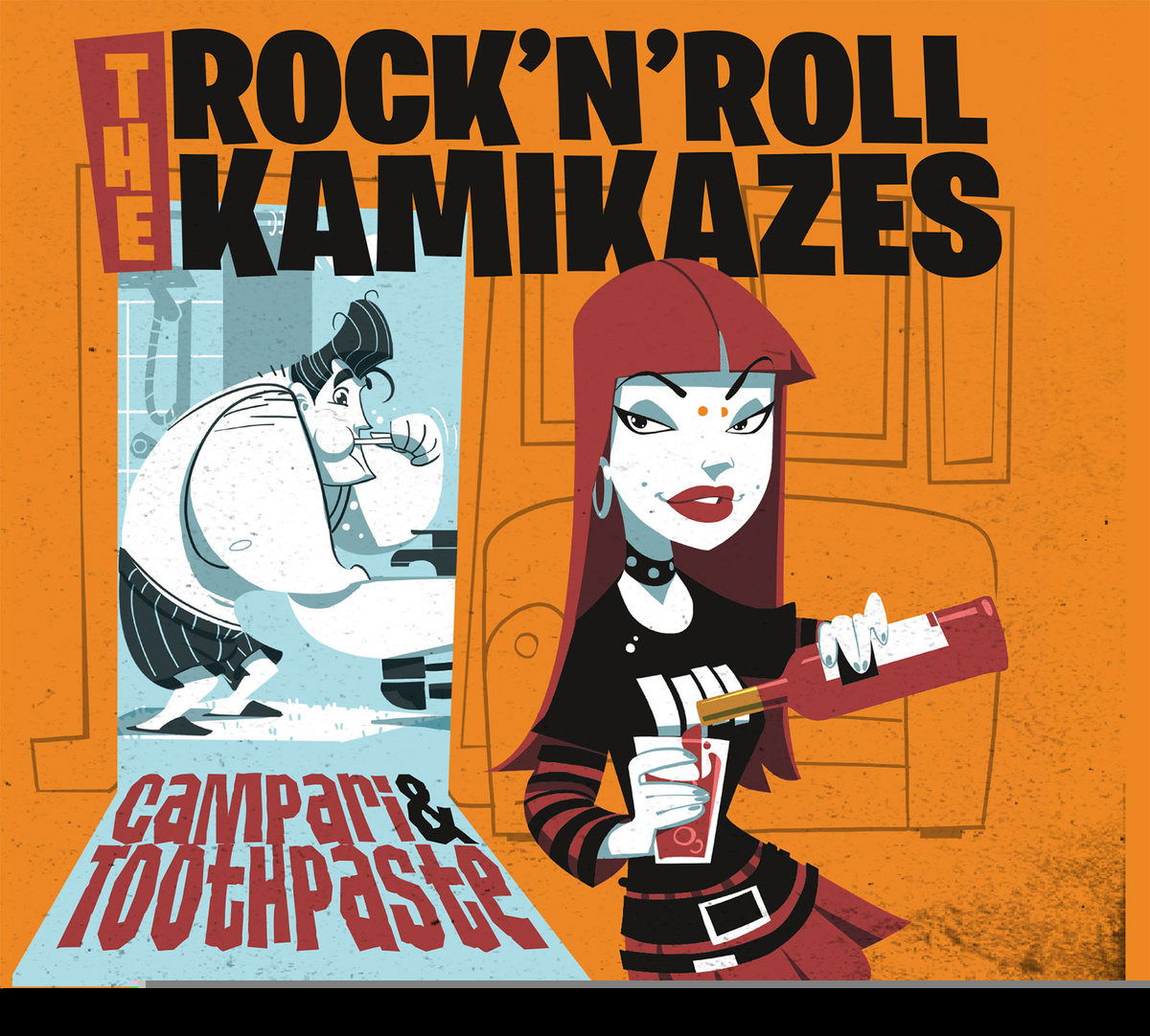  |  Vinyl LP | Rock 'N' Roll Kamikazes - Campari & Toothpaste (LP) | Records on Vinyl