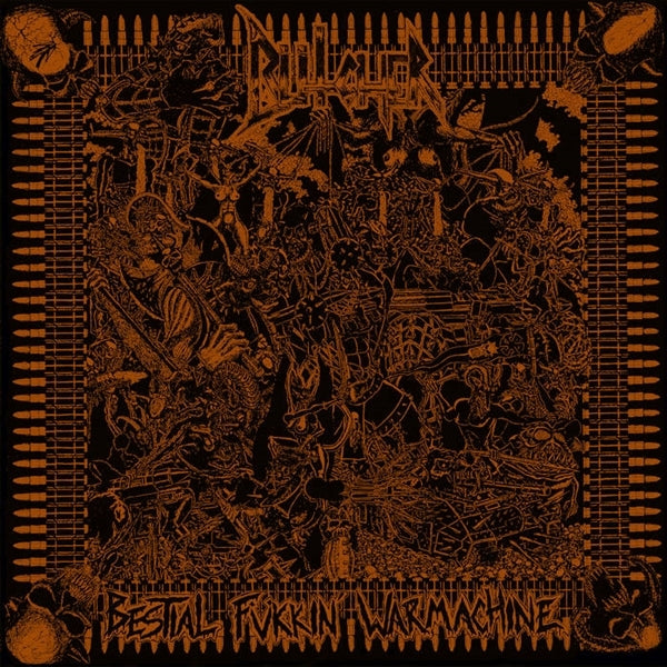 |  Vinyl LP | Butcher - Bestial Fukkin' Warmachine (Black) (LP) | Records on Vinyl