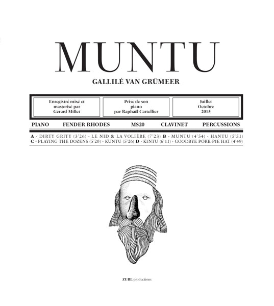  |  Vinyl LP | Guillaume Lavergne - Muntu (2 LPs) | Records on Vinyl