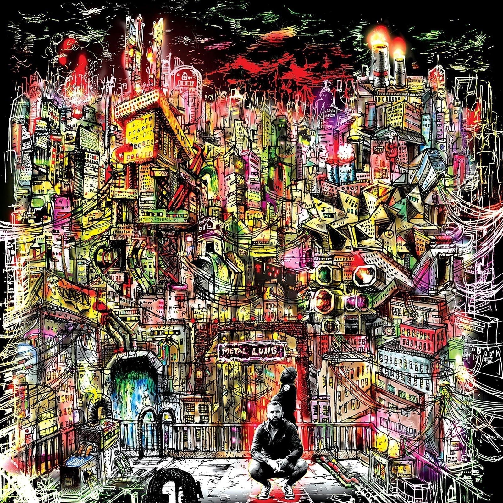 Shrapknel - Metal Lung (LP) Cover Arts and Media | Records on Vinyl