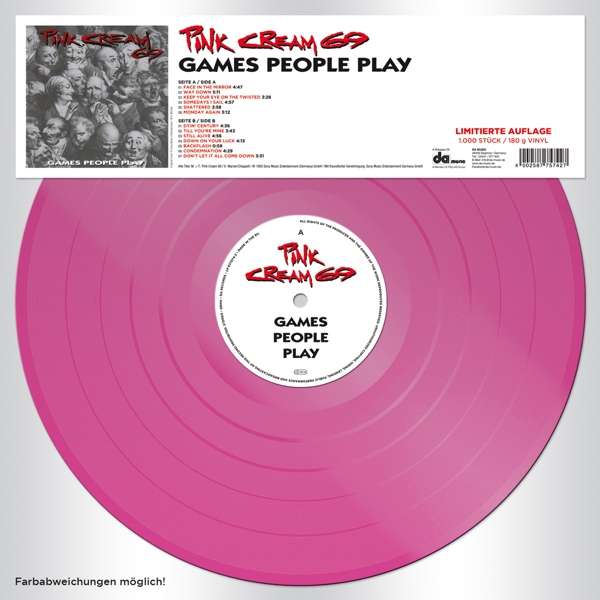 Pink Cream 69 - Games People Play (LP) Cover Arts and Media | Records on Vinyl