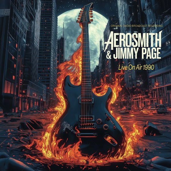Aerosmith - Live On Air 1990 (Feat. Jimmy Page) (LP) Cover Arts and Media | Records on Vinyl