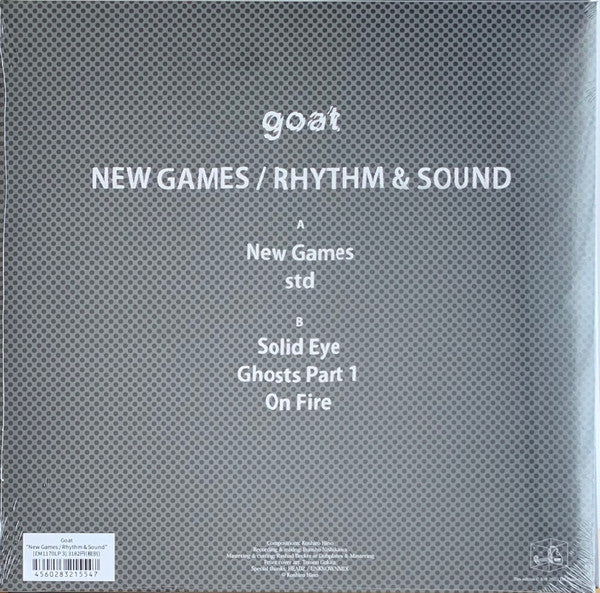 Goat - New Games / Rhythm & Sound (LP) Cover Arts and Media | Records on Vinyl
