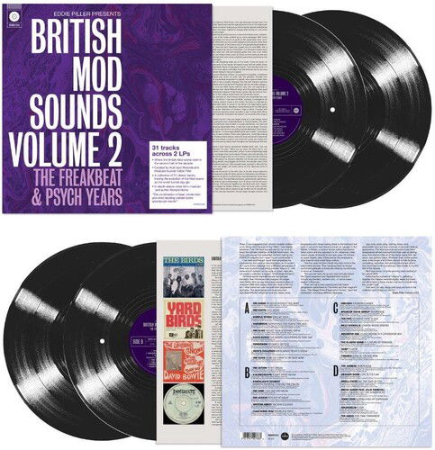  |   | Various - Eddie Piller Presents - British Mod Sounds of the 1960s Volume 2: the Freakbeat & Psych Years (2 LPs) | Records on Vinyl