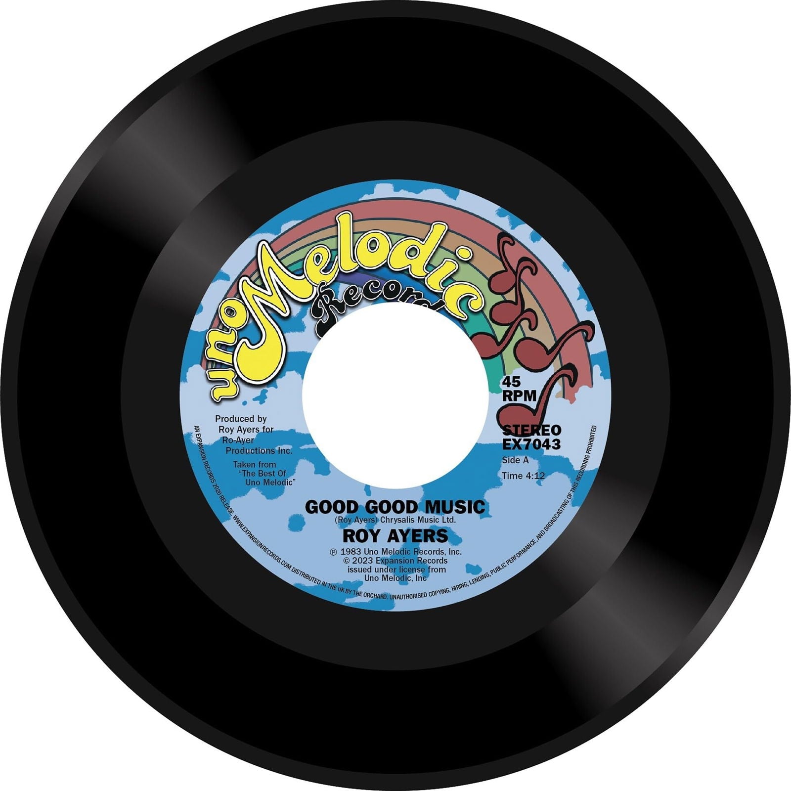 Roy Ayers - Good Good Music / Chicago (Single) Cover Arts and Media | Records on Vinyl