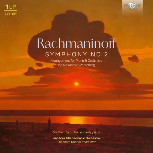 Wolfram & Theodore Kuchar & Janacek Philharmonic Orchestra Schmitt-Leonardy - Rachmaninoff: Symphony No.2, Arrangement For Piano & Orchestra By Alexander Warenberg (LP) Cover Arts and Media | Records on Vinyl