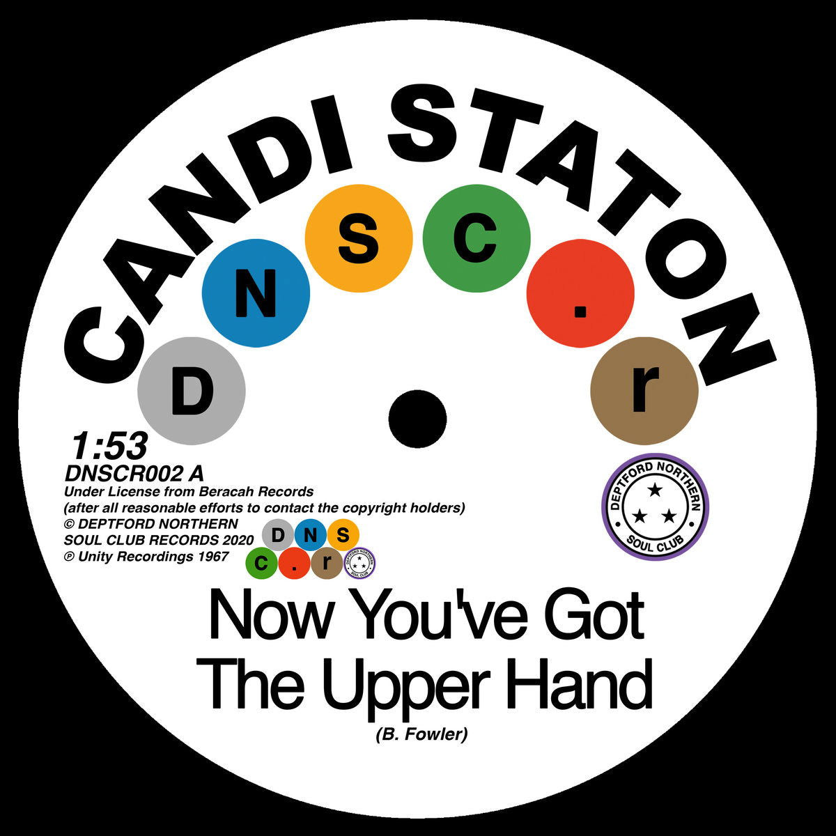 Candi & Chappells Staton - Now You've Got the Upper Hand (Single) Cover Arts and Media | Records on Vinyl