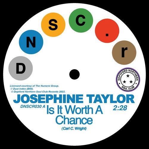 Josephine & Krystal Generati Taylor - Is It Worth a Chance/ Satisfied (Single) Cover Arts and Media | Records on Vinyl