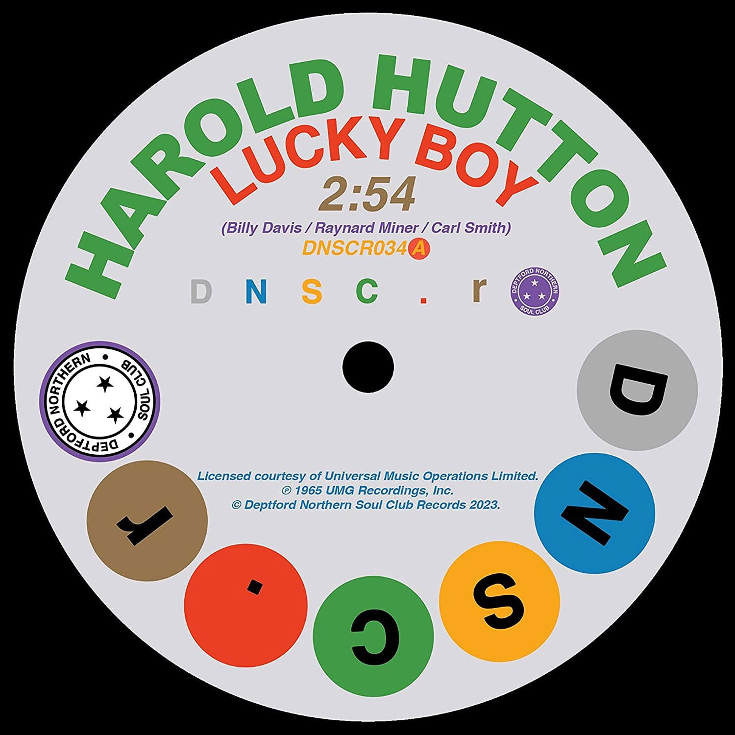 Harold & the Dells Hutton - Lucky Boy/ Thinkin About You (Single) Cover Arts and Media | Records on Vinyl