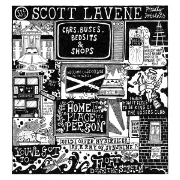 Scott Lavene - Cars, Buses, Bedsits and Shops (LP) Cover Arts and Media | Records on Vinyl