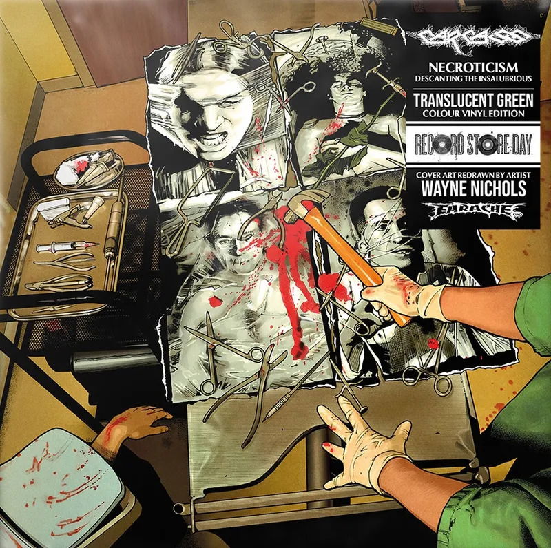 Carcass - Necroticism - Descanting the Insalubrious (LP) Cover Arts and Media | Records on Vinyl