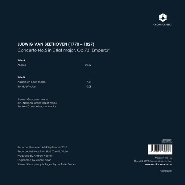 Stewart Goodyear - Beethoven: Concerto No. 5 In E Flat Major Op. 73 'Emperor' (LP)
