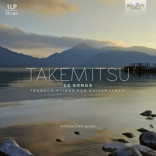 Andrea Dieci - Takemitsu: 12 Songs, Transcriptions For Guitar (LP) Cover Arts and Media | Records on Vinyl