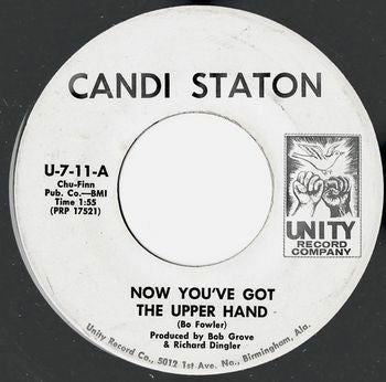 Candi & Chappells Staton - Now You've Got the Upper Hand / You're (Single) Cover Arts and Media | Records on Vinyl