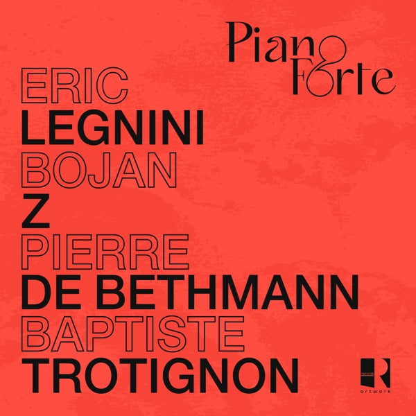  |  Vinyl LP | Eric & Bojan Zulfikarpasic & Pierre De Bethmann & Baptiste Trotignon Legnini - Pianoforte (LP) | Records on Vinyl