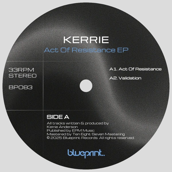  |  12" Single | Kerrie - Act of Resistance (Single) | Records on Vinyl