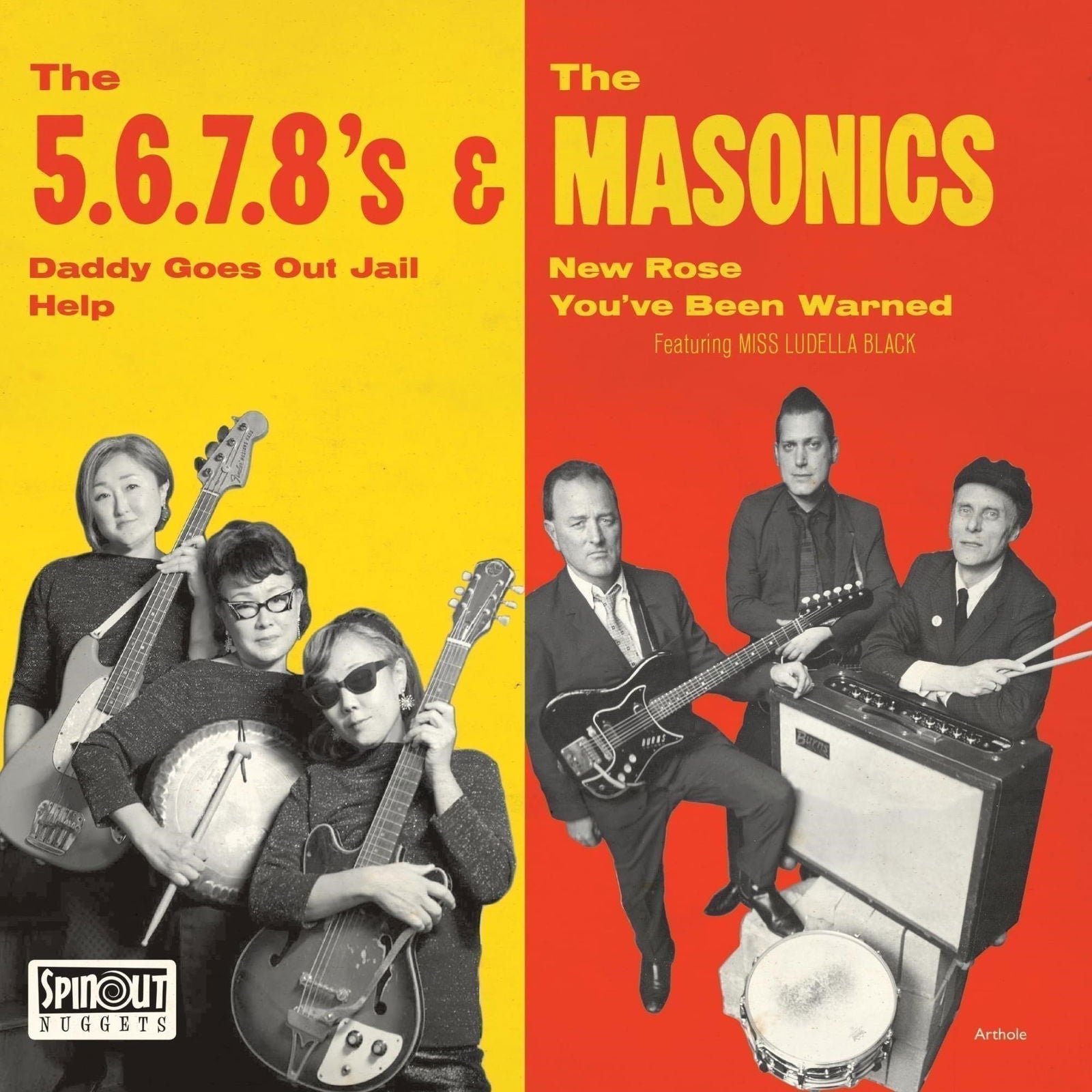  |   | 5.6.7.8's & Masonics - Japan Tour Ep (Single) | Records on Vinyl