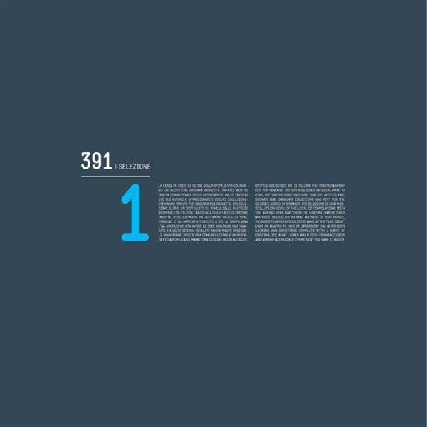  |   | V/A - 391 Selezione 1 (LP) | Records on Vinyl