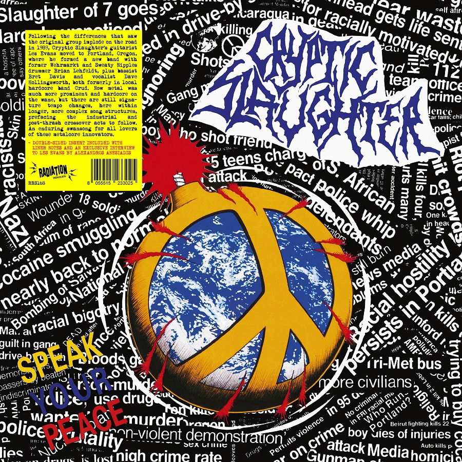  |   | Cryptic Slaughter - Speak Your Peace (LP) | Records on Vinyl