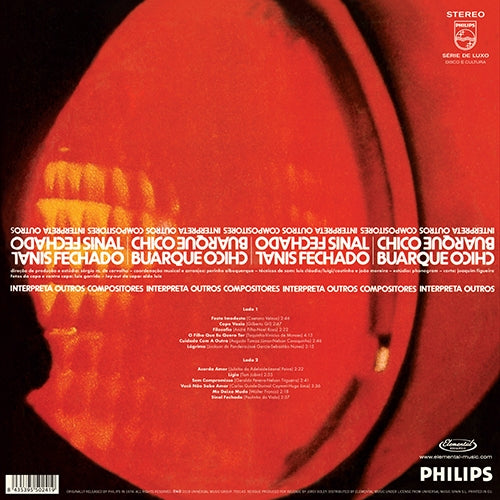  |  Vinyl LP | Chico Buarque - Sinal Fechado (LP) | Records on Vinyl