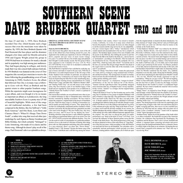 Dave Quartet Brubeck - Southern Scene (LP)