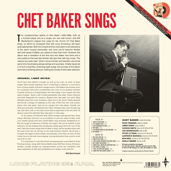  |  Vinyl LP | Chet Baker - Sings (2 LPs) | Records on Vinyl