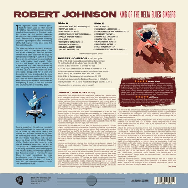  |   | Robert Johnson - King of the Delta Blues Singers (LP) | Records on Vinyl