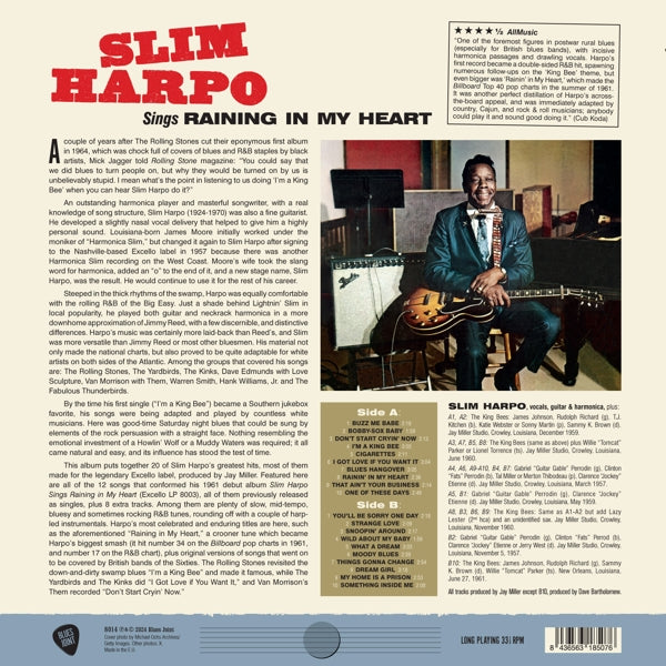  |  LP | Slim Harpo - Sings Raining In My Heart (LP) | Records on Vinyl