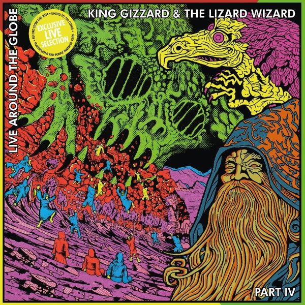  |  Vinyl LP | King Gizzard & the Lizard Wizard - Live Around the Globe - Part Iv (LP) | Records on Vinyl