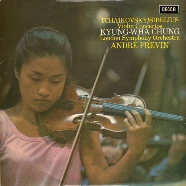 Kyung Wha / Andre Previn / London Symphony Orchestra Chung - Tchaikovsky / Sibelius-Violin Concertos (LP) Cover Arts and Media | Records on Vinyl