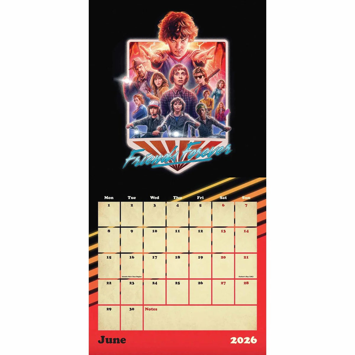  |  Calendar | Stranger Things 2026 Official Calendar | Records on Vinyl