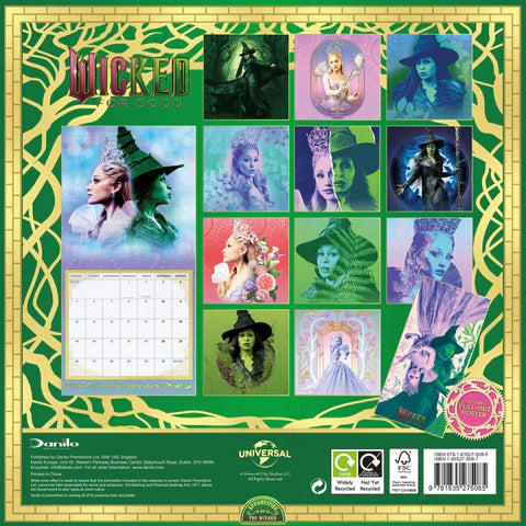  |  Calendar | Wicked 2026 Official Calendar | Records on Vinyl