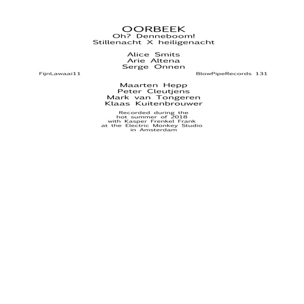  |   | Oorbeek - Oh? Denneboom!/Stillenacht (Single) | Records on Vinyl