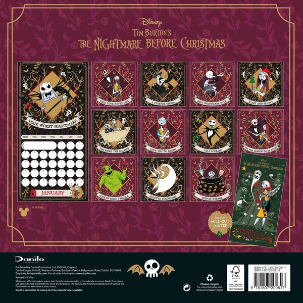 Nightmare Before Christmas Calendar